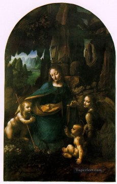レオナルド・ダ・ヴィンチ Painting - 岩窟の聖母 ロンドン レオナルド・ダ・ヴィンチ